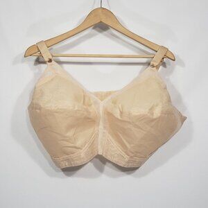 Playtex 18 Hour Full Coverage Wireless Bra  48 DD  Beige Color